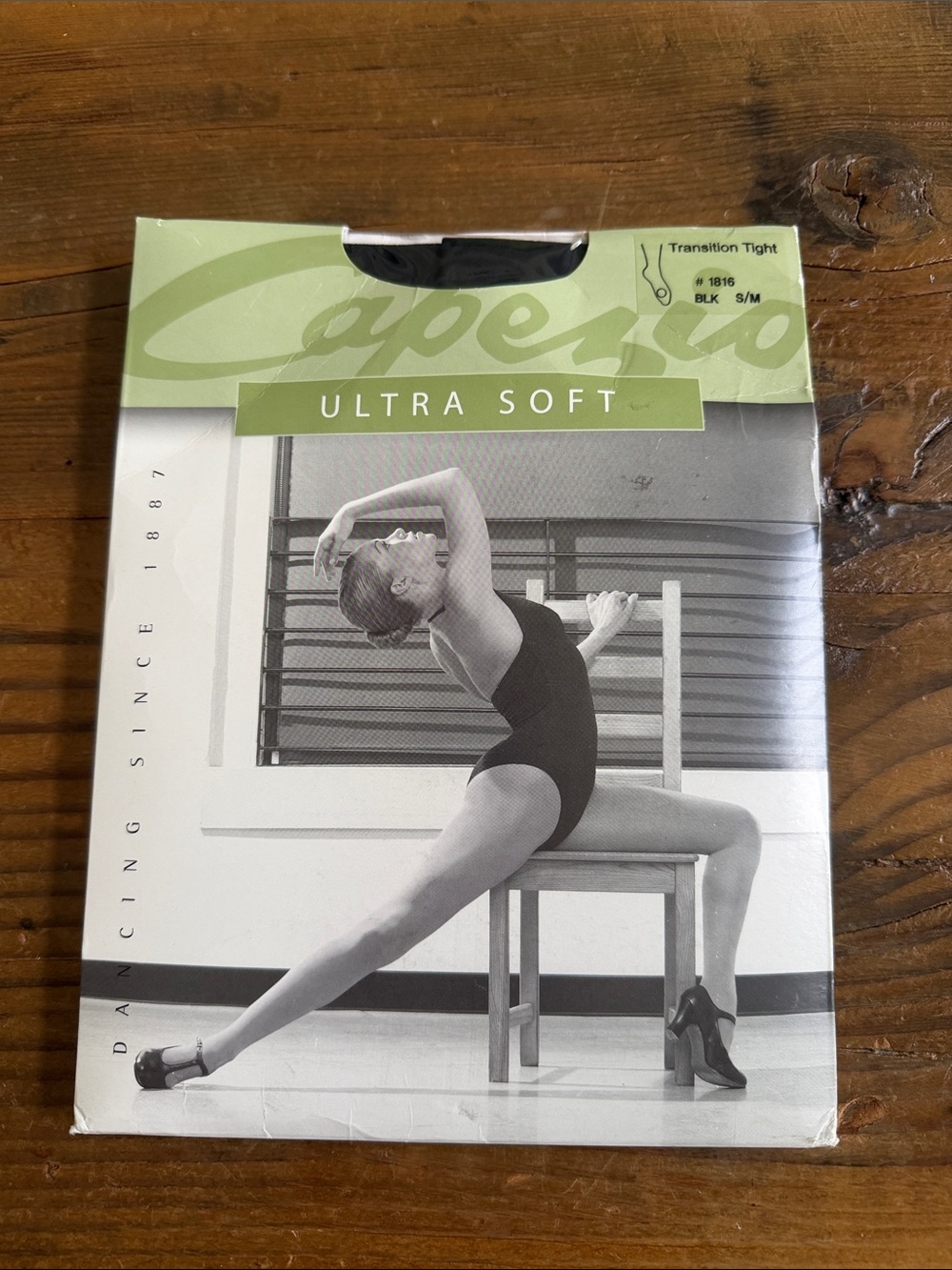 Capezio black transition tights